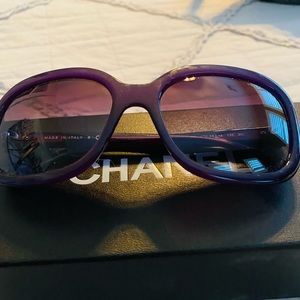 Chanel Havana Bow Sunglasses